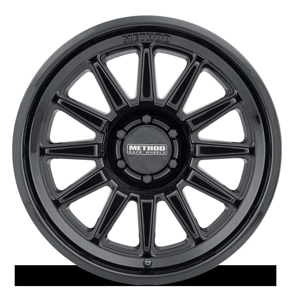 MR323, 20x9, +12mm Offset, Gloss Black, Method Race Wheels-4
