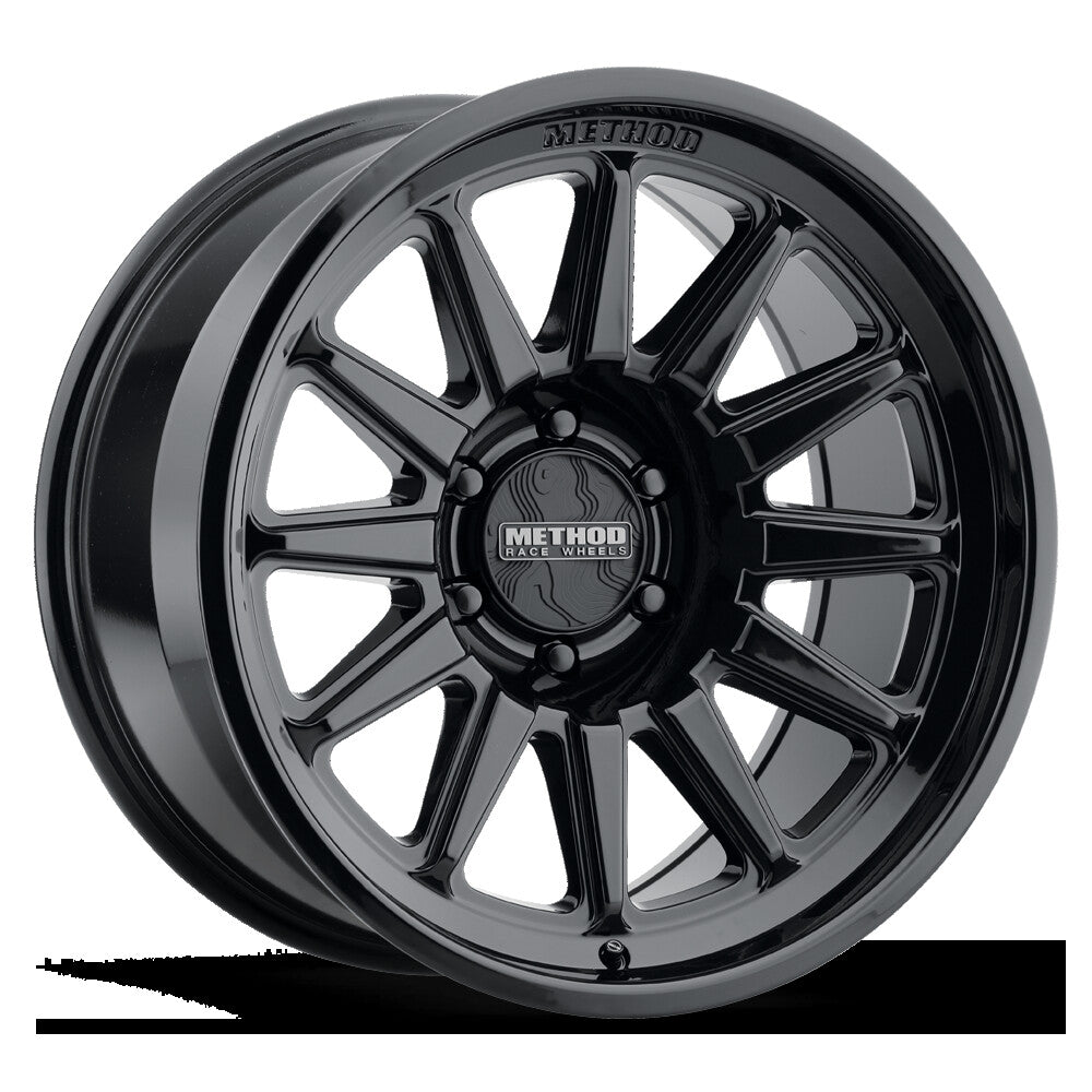 MR323, 20x9, +12mm Offset, Gloss Black, Method Race Wheels-5