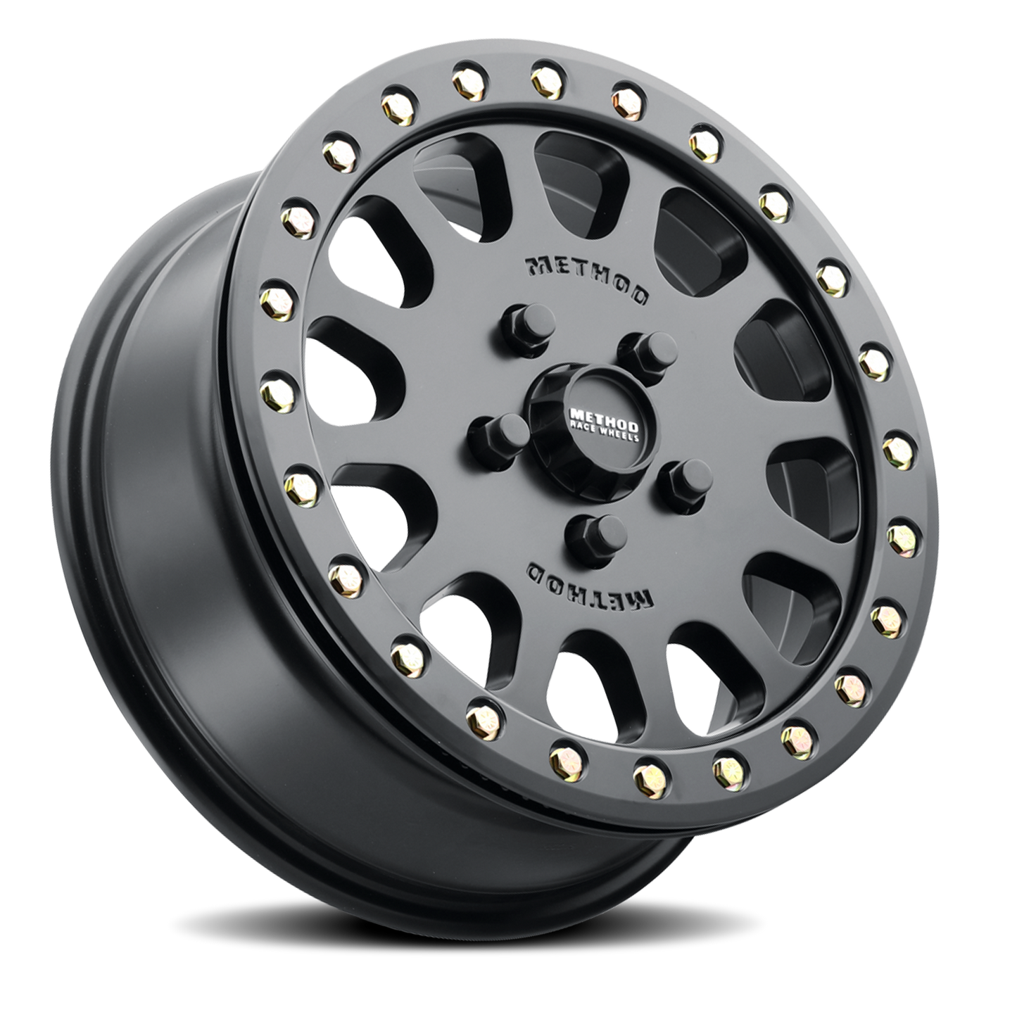 Aluminum 15x6 MR401 Beadlock UTV Matte Black MB Method Race Wheels-5