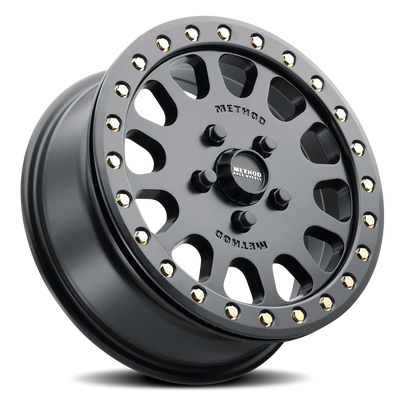 Aluminum 15x6 MR401 Beadlock UTV Matte Black MB Method Race Wheels-5