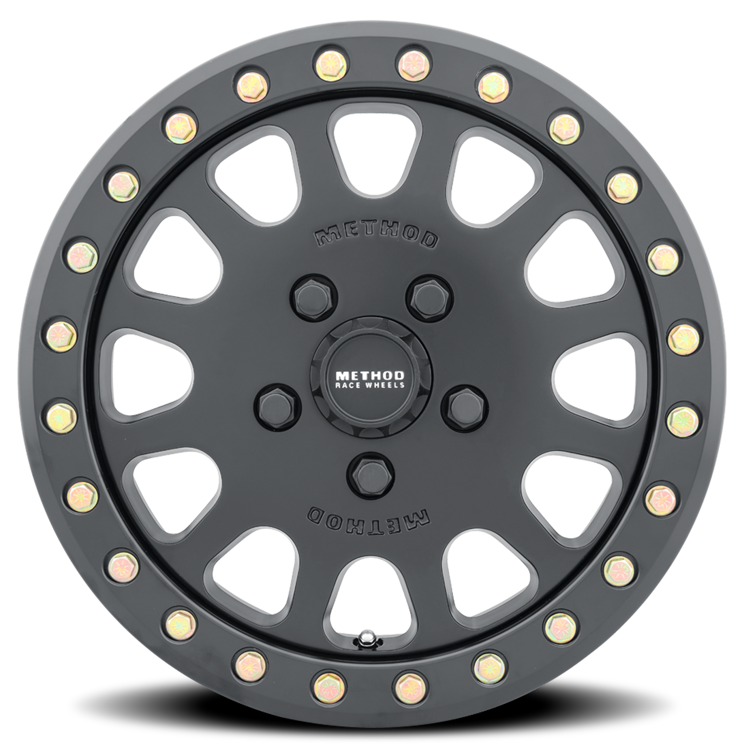 Aluminum 15x6 MR401 Beadlock UTV Matte Black MB Method Race Wheels-6