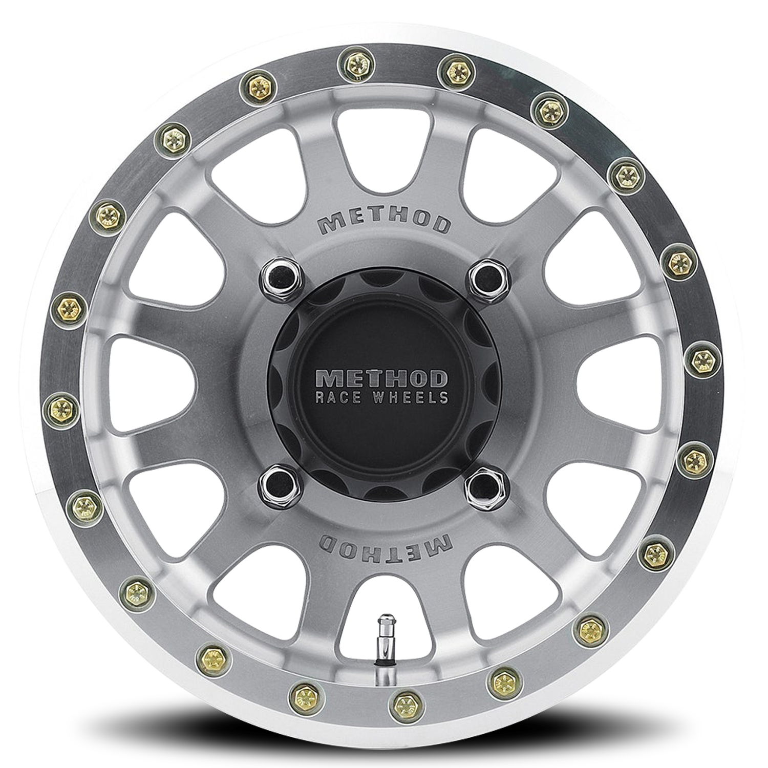 Aluminum 15x7 MR401 Beadlock UTV Raw Machined SL Method Race Wheels-3
