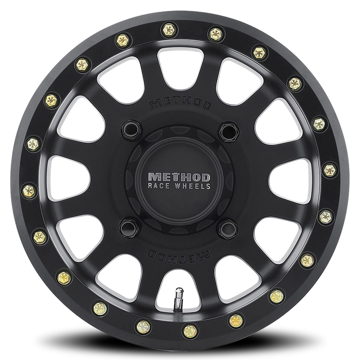 Aluminum 15x7 MR401 Beadlock UTV Matte Black MB Method Race Wheels-9