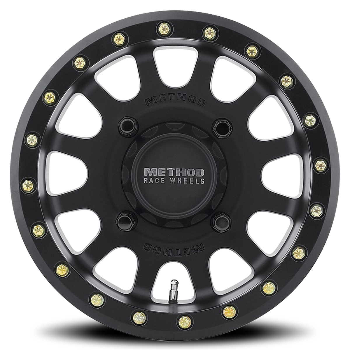 Aluminum 15x7 MR401 Beadlock UTV Matte Black MB Method Race Wheels-5