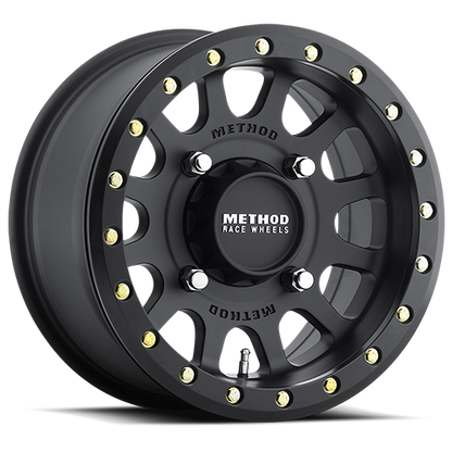 Aluminum 15x7 MR401 Beadlock UTV Matte Black MB Method Race Wheels-2