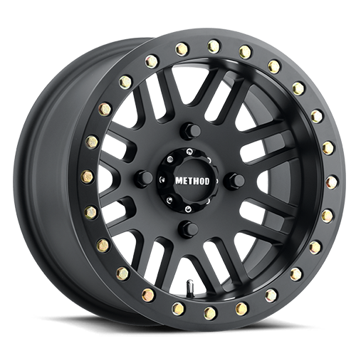 Aluminum 14x10 MR406 Beadlock UTV Matte Black MB Method Race Wheels