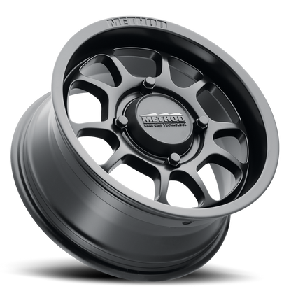 Aluminum 15x10 MR409 Bead Grip UTV Matte Black MB Method Race Wheels-4