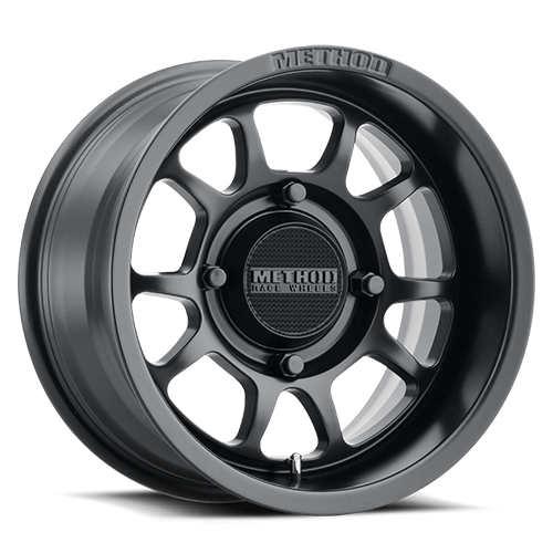 Aluminum 15x10 MR409 Bead Grip UTV Matte Black MB Method Race Wheels