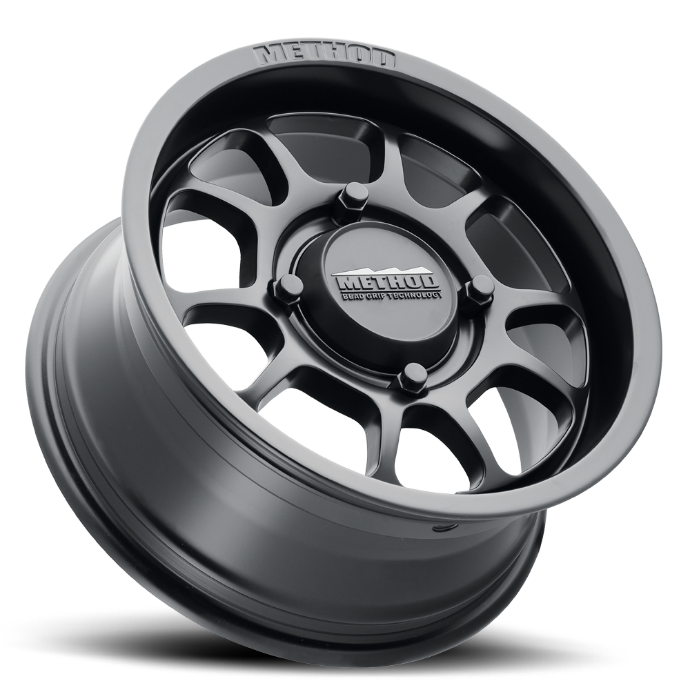 Aluminum 15x10 MR409 Bead Grip UTV Matte Black MB Method Race Wheels-1