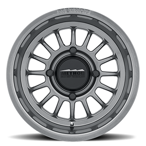 Aluminum 14x7 MR411 Bead Grip UTV Bolt Pattern 4 On 156 Offset 13 Lip Size 1.73 Gloss Titanium SL Method Race Wheels-2