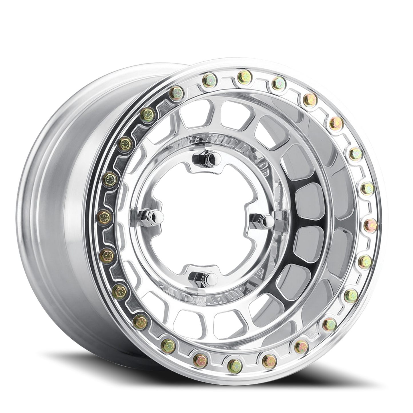 Aluminum 15x10 MR413 Beadlock UTV Polished Method Race Wheels-15