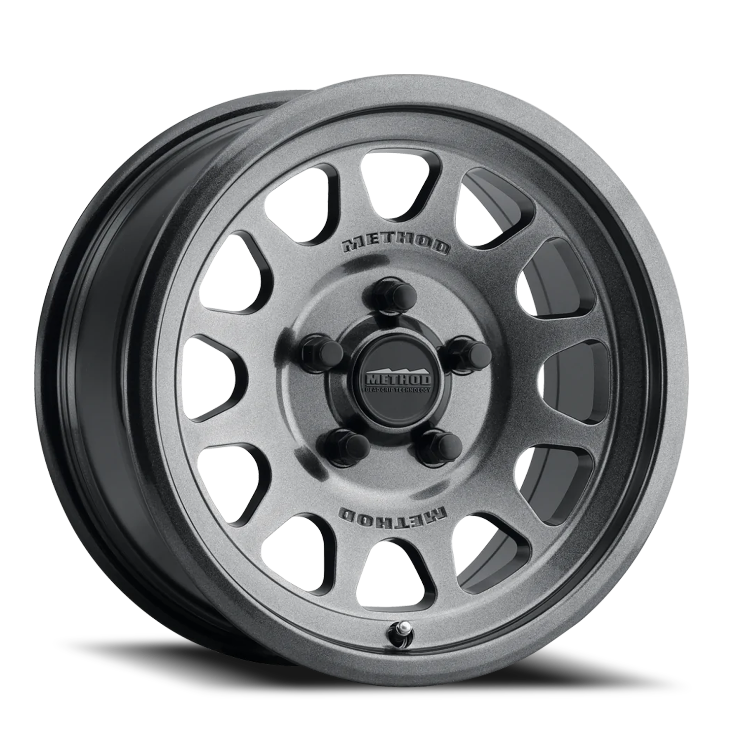 Aluminum 15x10 MR414 Bead Grip UTV Graphite GY Method Race Wheels-6
