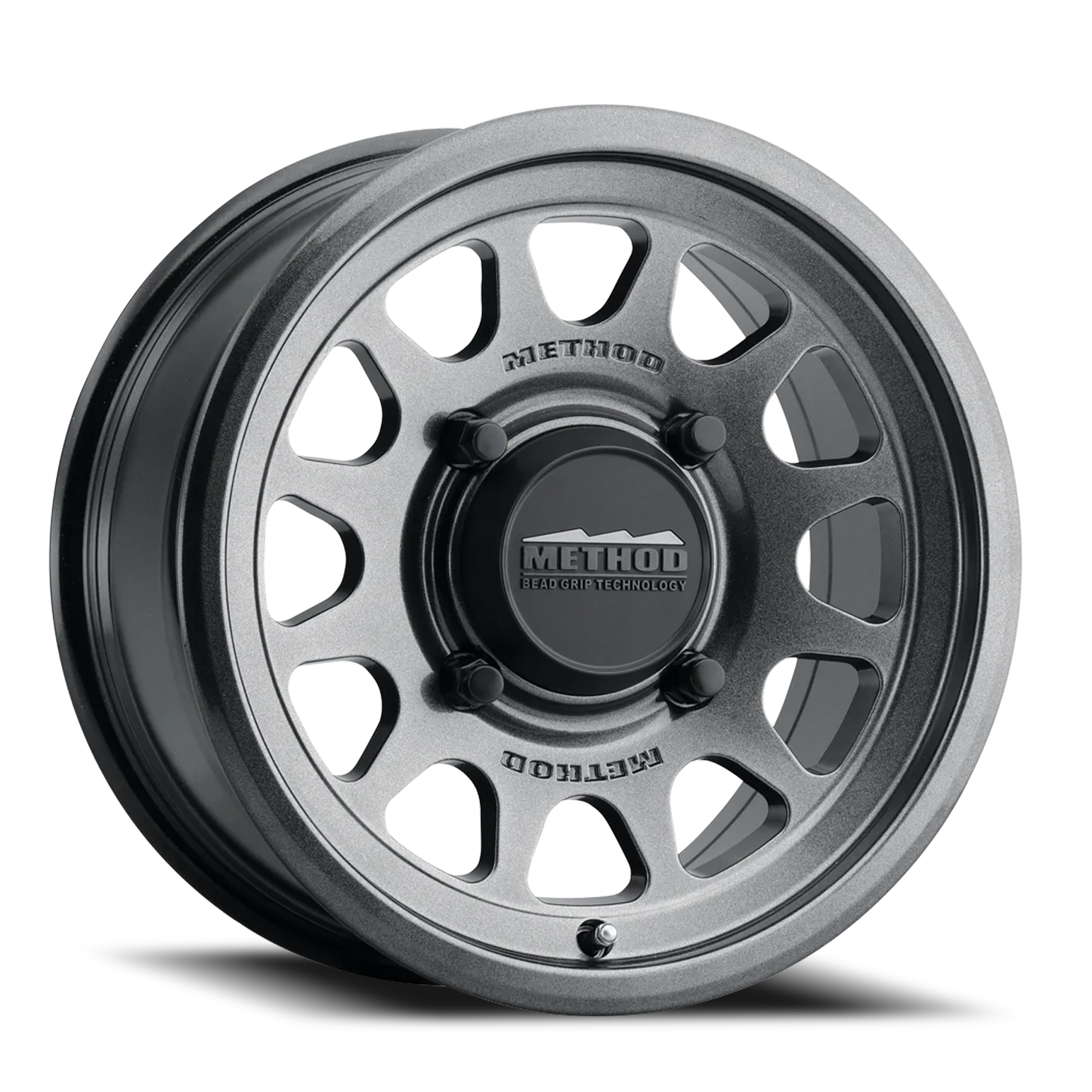 Aluminum 15x10 MR414 Bead Grip UTV Graphite GY Method Race Wheels-3