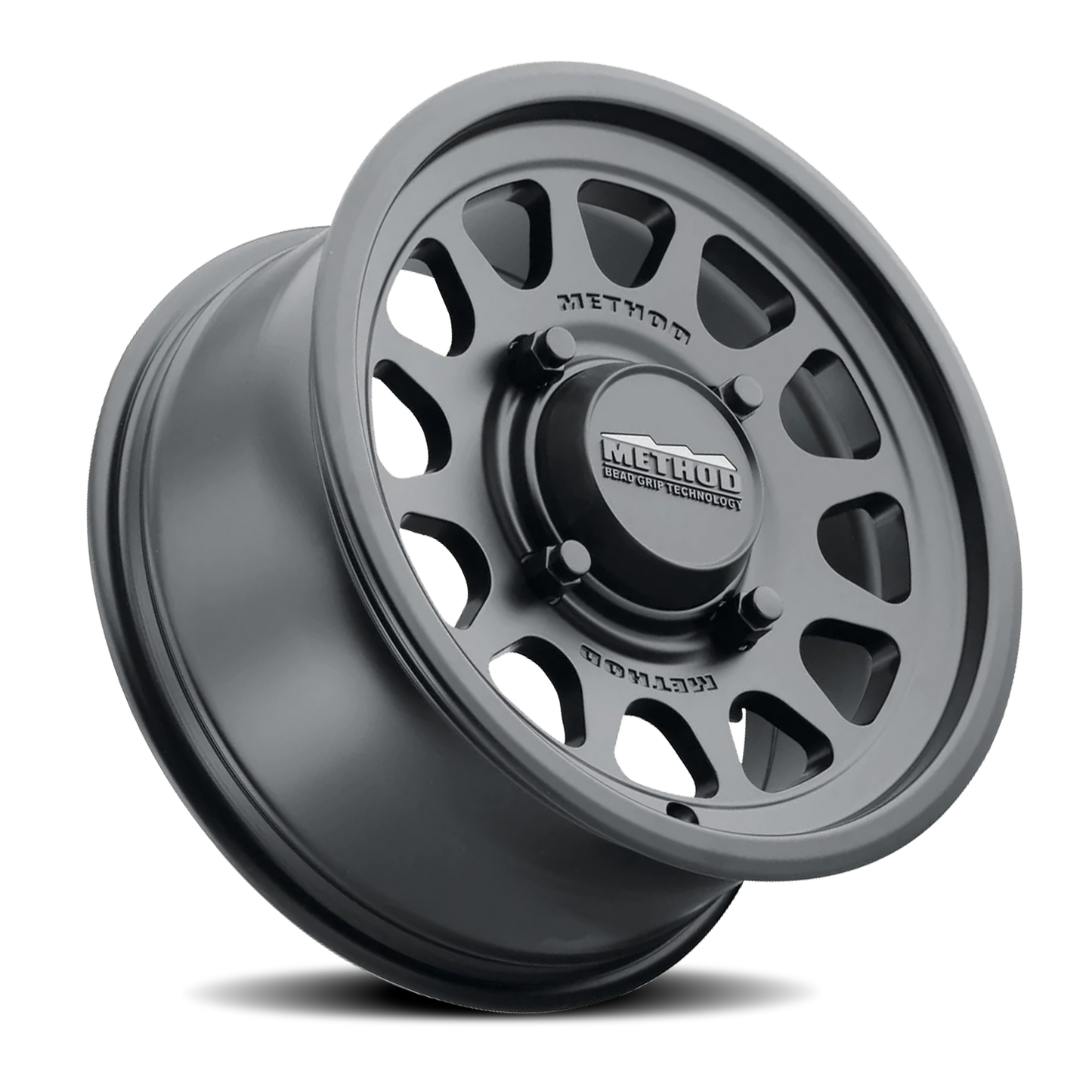 Aluminum 15x10 MR414 Bead Grip UTV Matte Black MB Method Race Wheels-4
