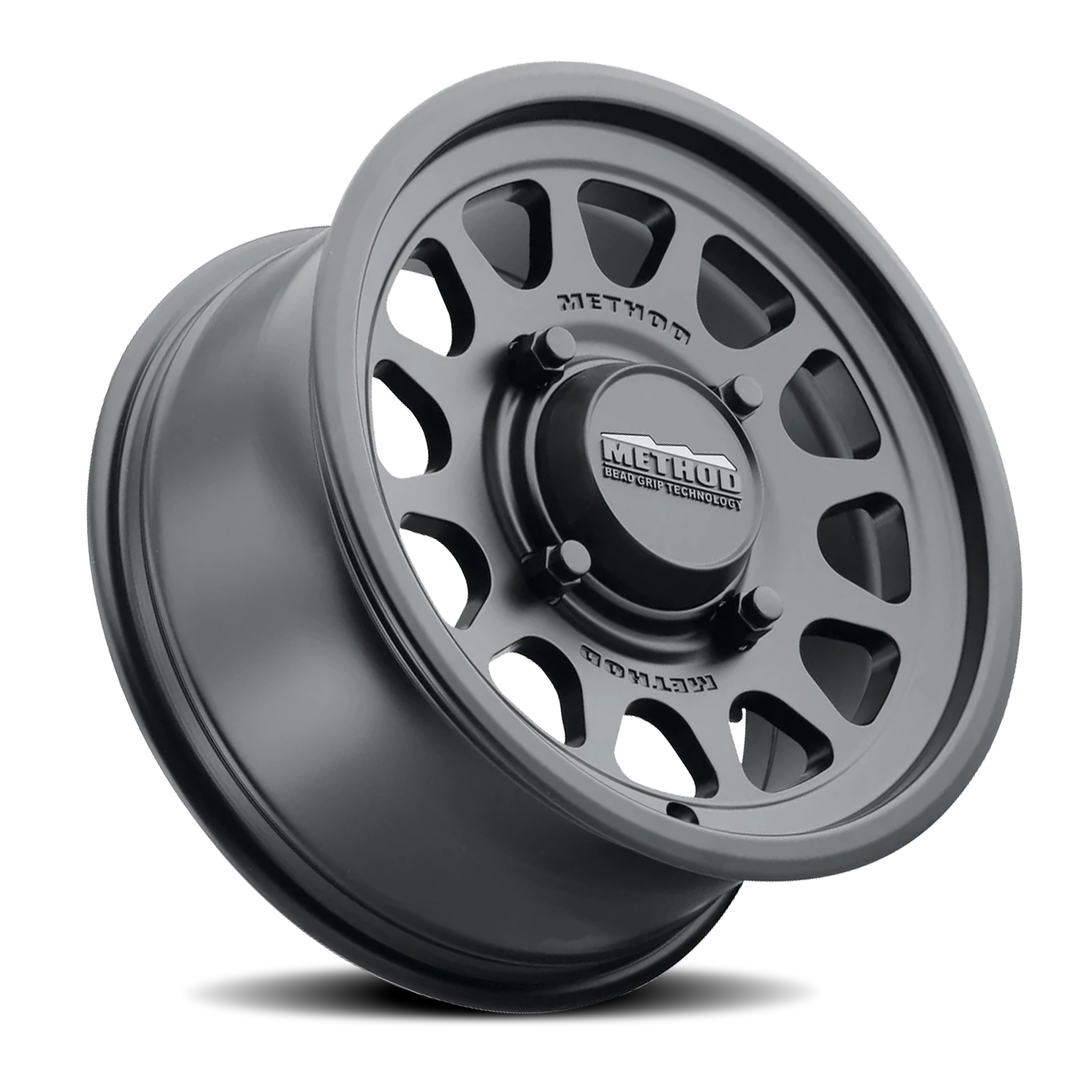 Aluminum 15x10 MR414 Bead Grip UTV Matte Black MB Method Race Wheels-4