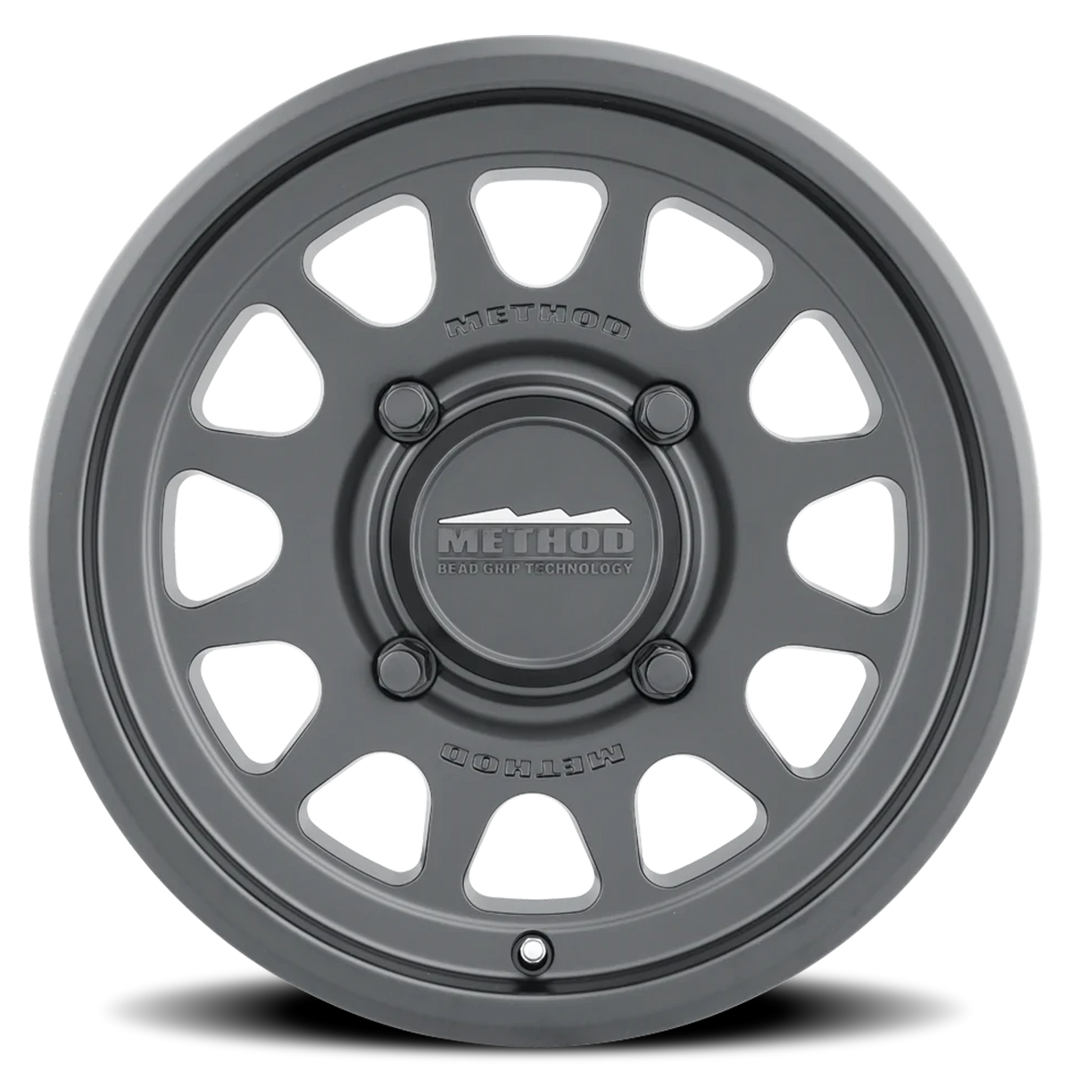 Aluminum 15x10 MR414 Bead Grip UTV Matte Black MB Method Race Wheels-5