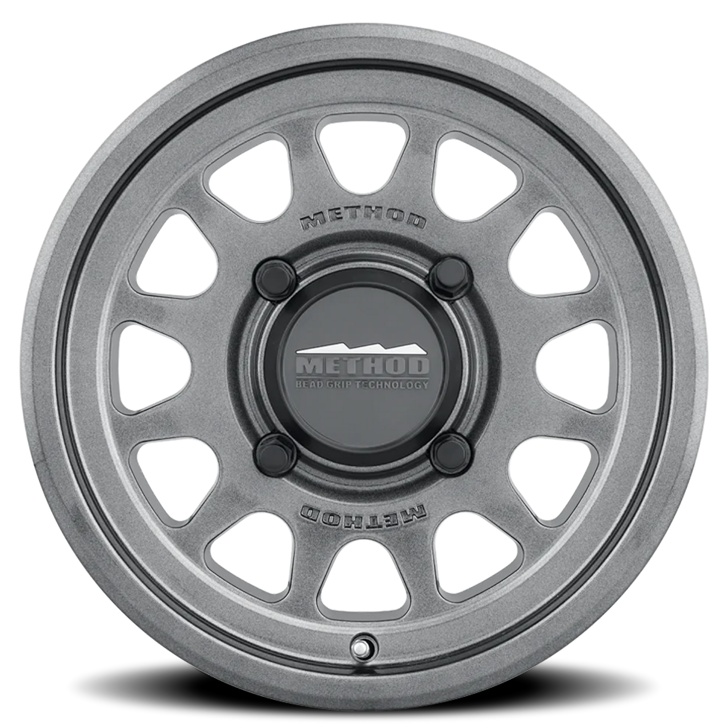 Aluminum 15x10 MR414 Bead Grip UTV Graphite GY Method Race Wheels-2