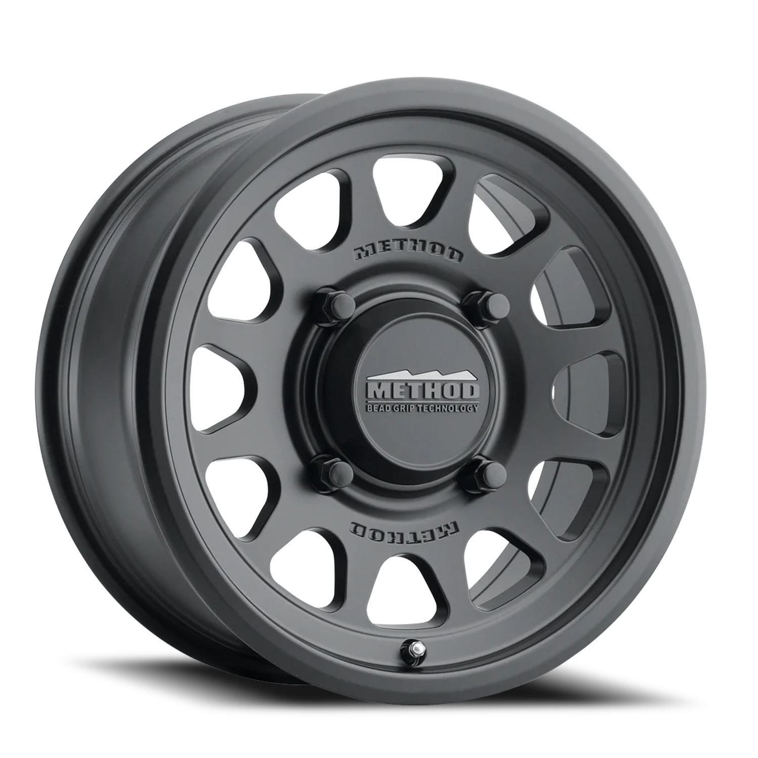 Aluminum 15x10 MR414 Bead Grip UTV Matte Black MB Method Race Wheels