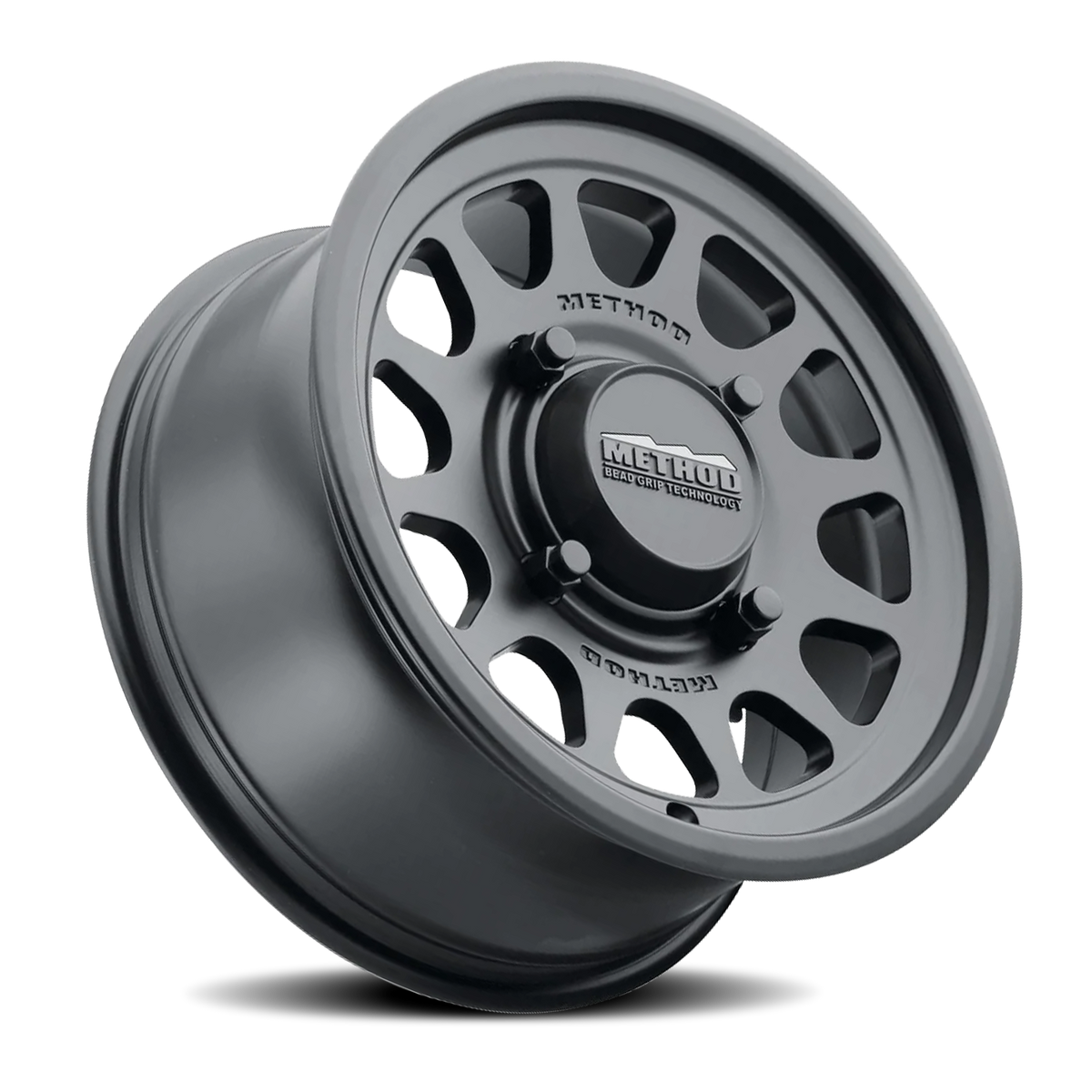 Aluminum 15x10 MR414 Bead Grip UTV Matte Black MB Method Race Wheels-1