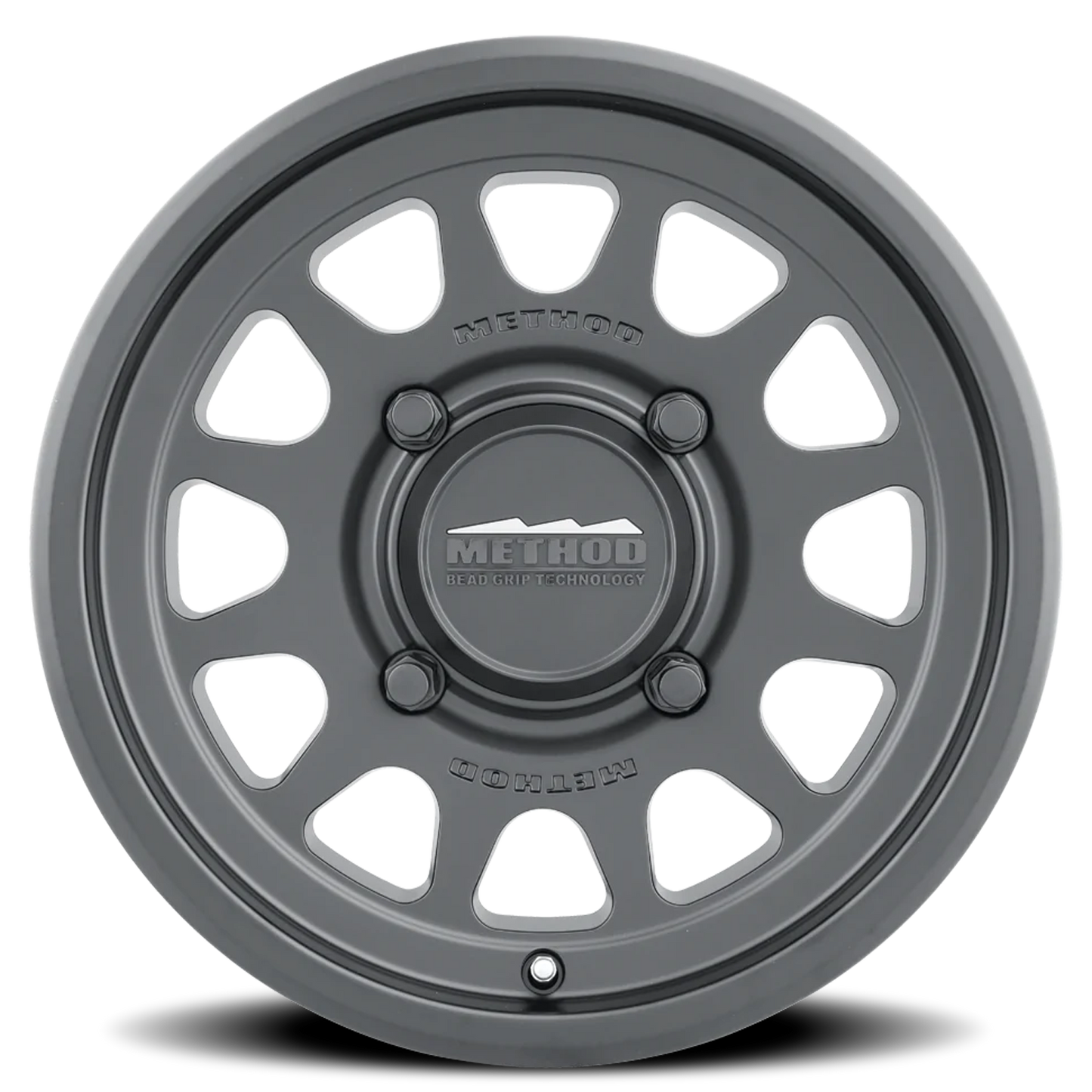 Aluminum 15x10 MR414 Bead Grip UTV Matte Black MB Method Race Wheels-2