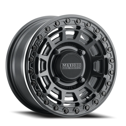 Aluminum 15x10 MR415 Beadlock UTV Matte Black MB Gloss Black Ring Method Race Wheels