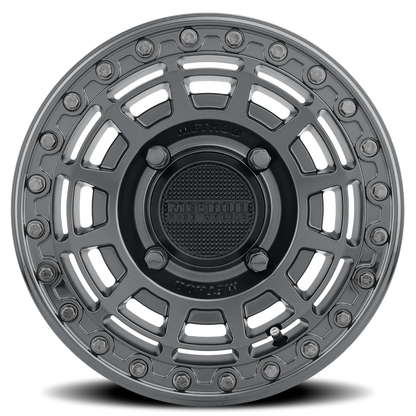 Aluminum 15x7 MR415 Beadlock UTV Matte Black MB Gloss Black Ring Method Race Wheels-5