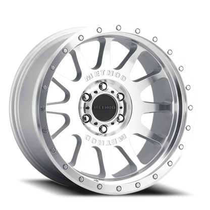 Aluminum 20x10 NV MR605 Machined Silver SL Clear Coat Method Race Wheels-18