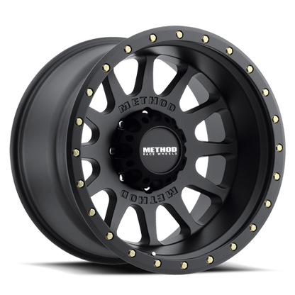Aluminum 20x10 NV MR605 Matte Black MB Method Race Wheels-4