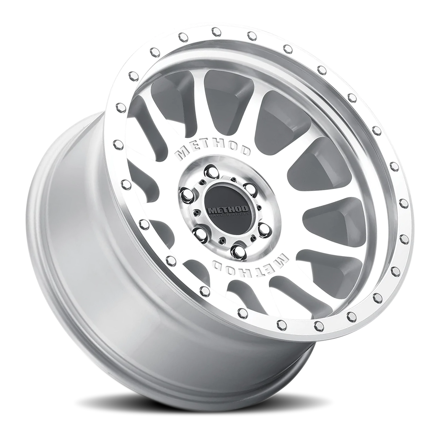 Aluminum 20x10 NV MR605 Machined Silver SL Clear Coat Method Race Wheels-4