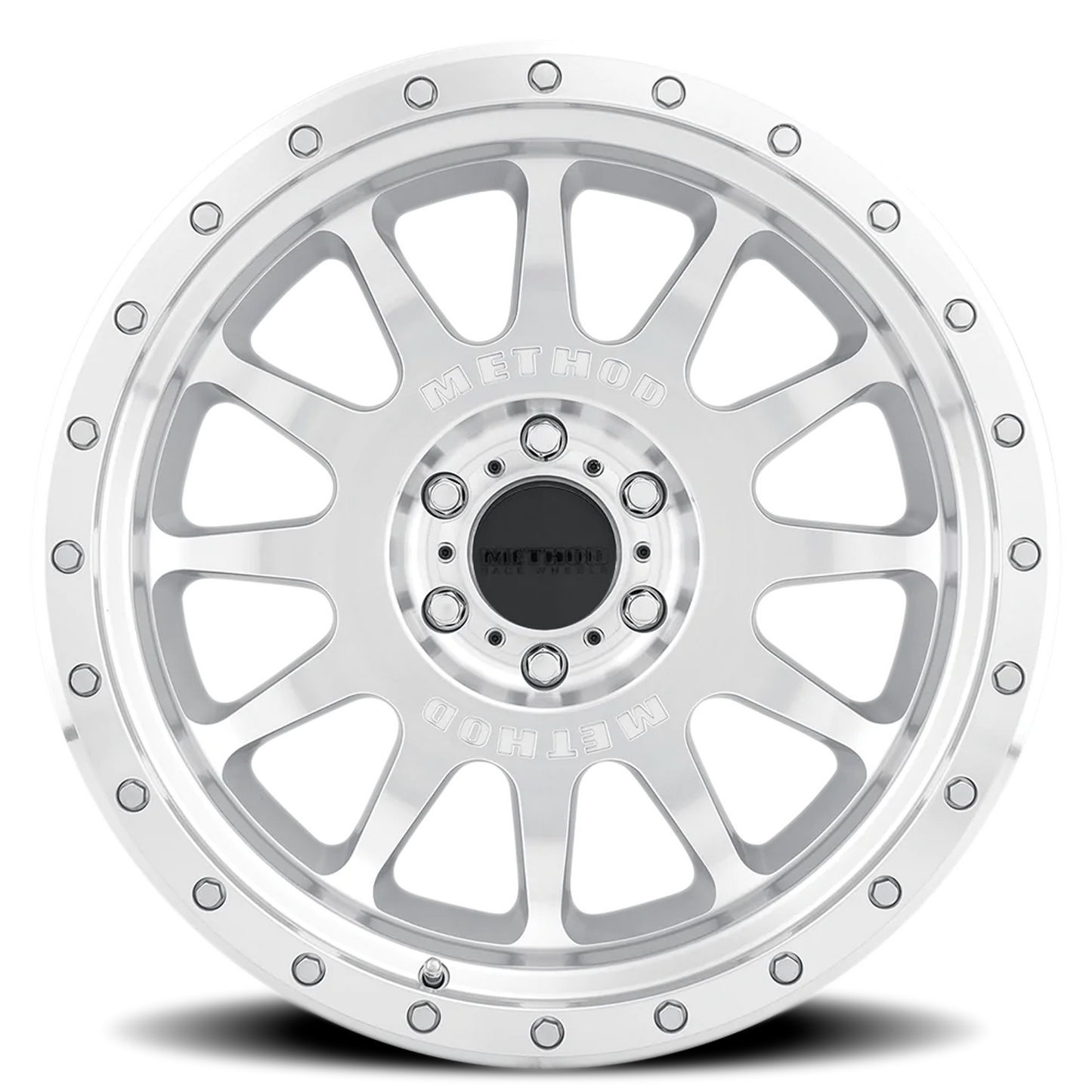 Aluminum 20x10 NV MR605 Machined Silver SL Clear Coat Method Race Wheels-5