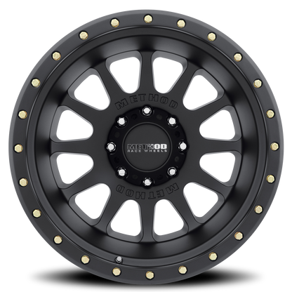 Aluminum 20x10 NV MR605 Matte Black MB Method Race Wheels-3