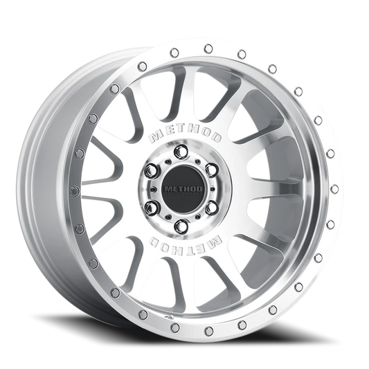 Aluminum 20x10 NV MR605 Machined Silver SL Clear Coat Method Race Wheels