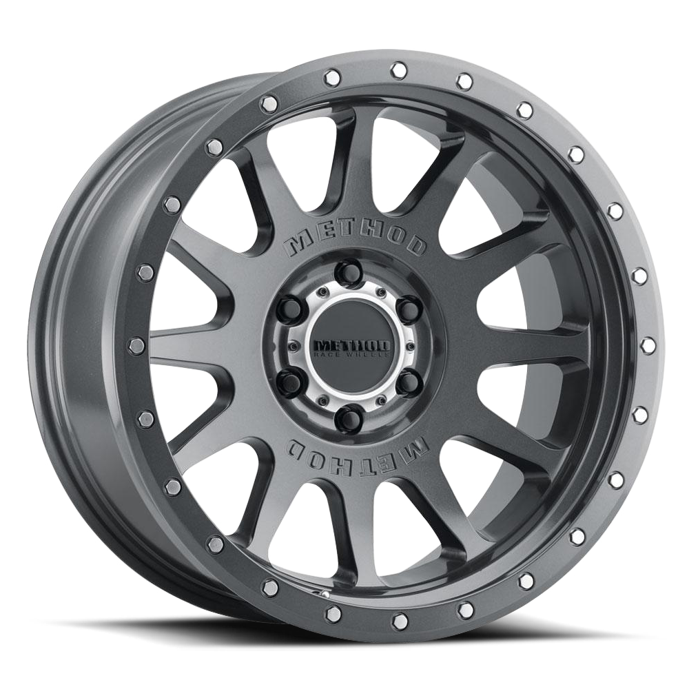 Aluminum 20x10 NV MR605 Gloss Titanium GY Method Race Wheels