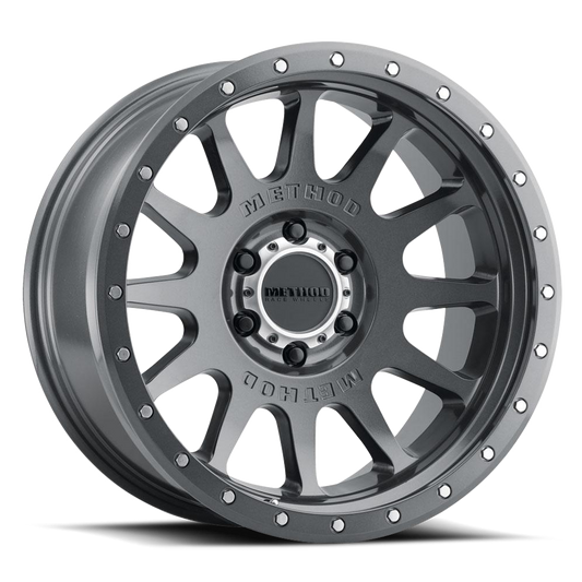 Aluminum 20x10 NV MR605 Gloss Titanium GY Method Race Wheels