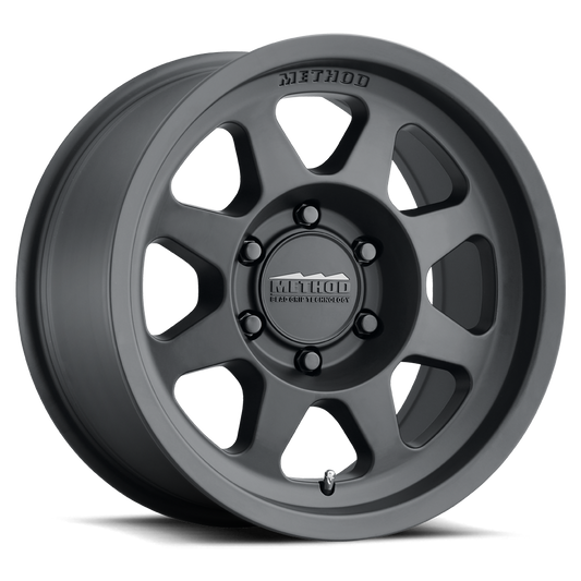 Aluminum 17x7.5 Bead Grip MR701 Matte Black MB Method Race Wheels