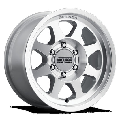 MR701 Bead Grip, 17x8.5, 0mm Offset, Machined Clear Coat, Method Race Wheels-3