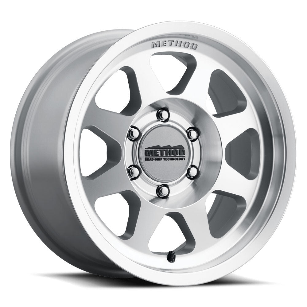 MR701 Bead Grip, 17x8.5, 0mm Offset, Machined Clear Coat, Method Race Wheels