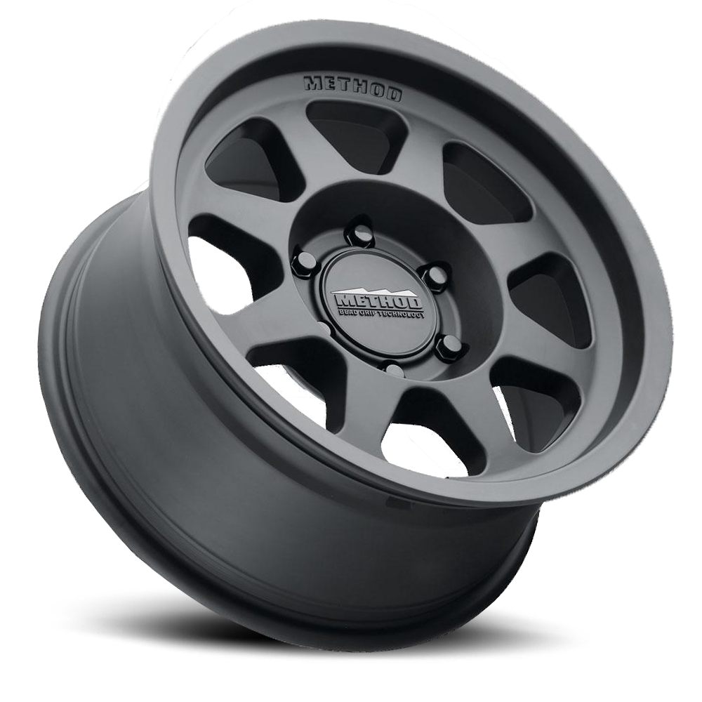 Aluminum 17x9 Bead Grip MR701 Matte Black MB Method Race Wheels-13