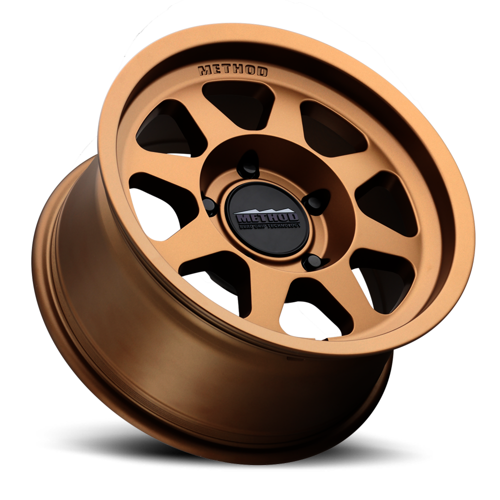Aluminum 17x9 Bead Grip MR701 Bronze BRZ Method Race Wheels-4
