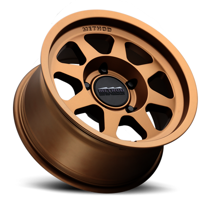 Aluminum 17x9 Bead Grip MR701 Bronze BRZ Method Race Wheels-4