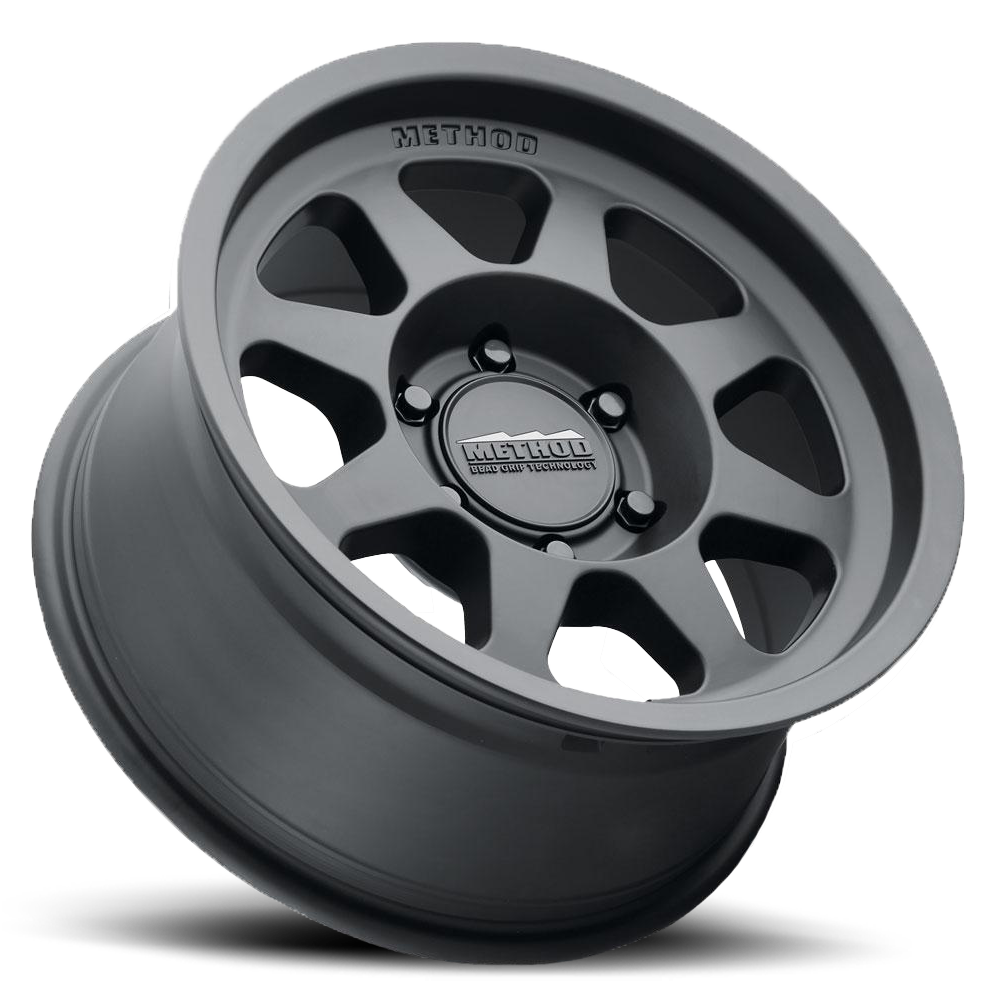 Aluminum 17x9 Bead Grip MR701 Matte Black MB Method Race Wheels-7