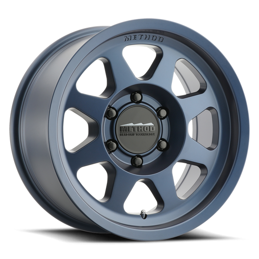 Aluminum 17x9 Bead Grip MR701 Bahia Blue BL Method Race Wheels