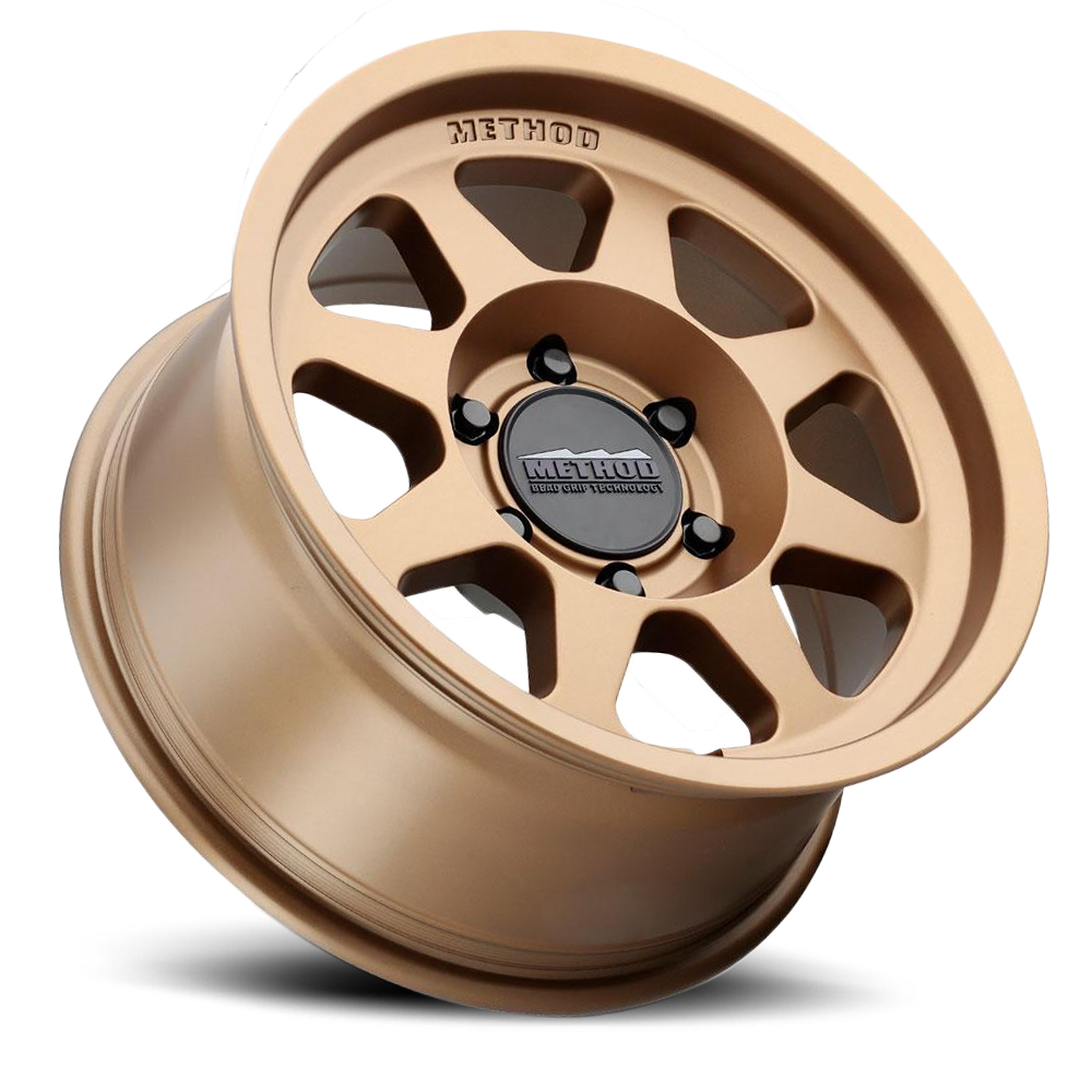 Aluminum 17x9 Bead Grip MR701 Bronze BRZ Method Race Wheels-1