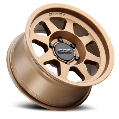 Aluminum 17x9 Bead Grip MR701 Bronze BRZ Method Race Wheels-1