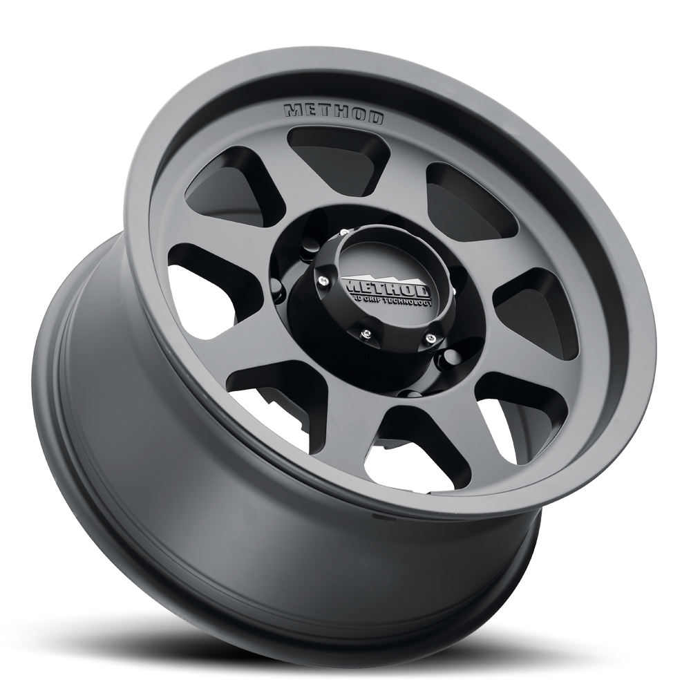 Aluminum 17x9 Bead Grip MR701 Matte Black MB Method Race Wheels-1