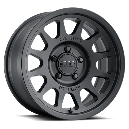 Aluminum 16x6 Bead Grip MR703 Bolt Pattern 5 On 130 Offset 68 Lip Size 0 Matte Black MB Method Race Wheels