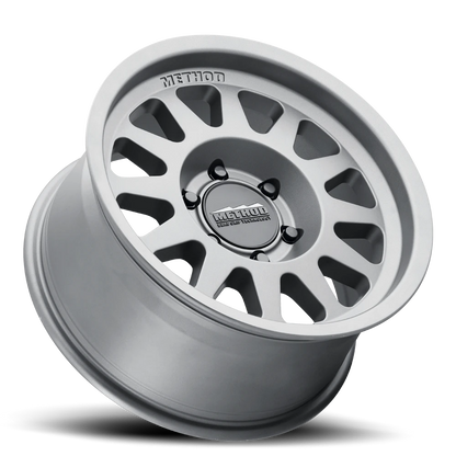 Aluminum 16x8 Bead Grip MR703 Bolt Pattern 6 On 139.7 Offset 0 Lip Size 1.22 Gloss Titanium SL Method Race Wheels-1