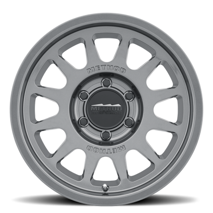 Aluminum 16x8 Bead Grip MR703 Bolt Pattern 6 On 139.7 Offset 0 Lip Size 1.22 Gloss Titanium SL Method Race Wheels-2