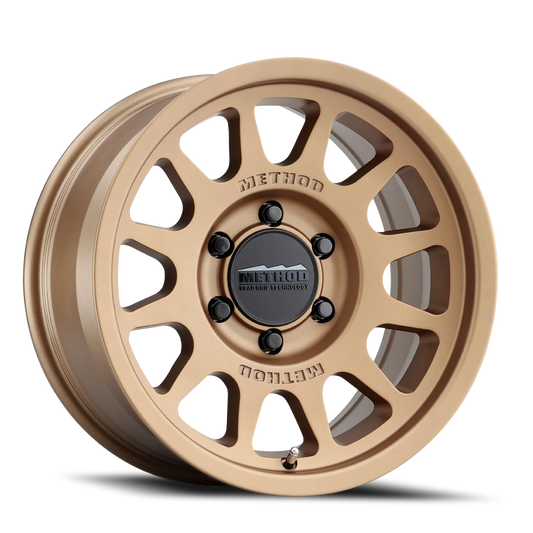 Aluminum 17x7.5 Bead Grip MR703 Bronze BRZ Method Race Wheels