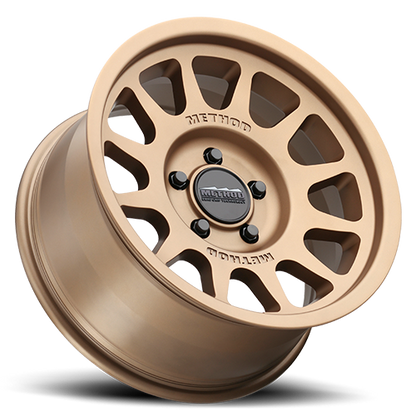 Aluminum 17x9 Bead Grip MR703 Bronze BRZ Method Race Wheels-7